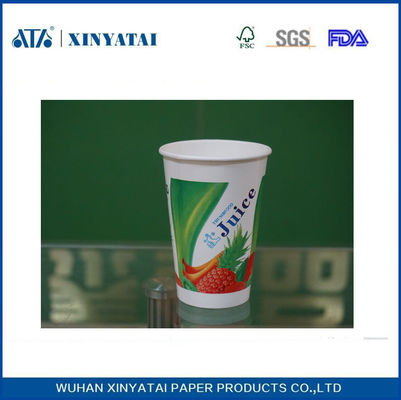 중국 재활용 차가운 음료 종이 컵 일회용 커피 컵 사용자 지정 인쇄 로고와 함께 협력 업체