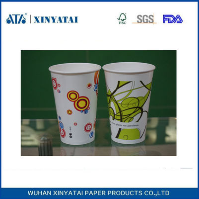중국 일회용 음료 종이 감기 음료 컵 10 온스 감기 마시는 종이 컵 도매 협력 업체