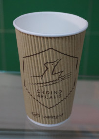 중국 뜨겁고/찬 음료를 위한 주문 로고 절연제 Skidproof 잔물결 커피 잔 편평한 덮개 협력 업체