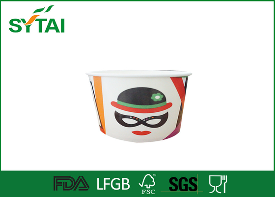 중국 처분할 수 있는 아이스크림 콘테이너 서류상 음식 급료를 인쇄하는 16 Oz 로고 협력 업체