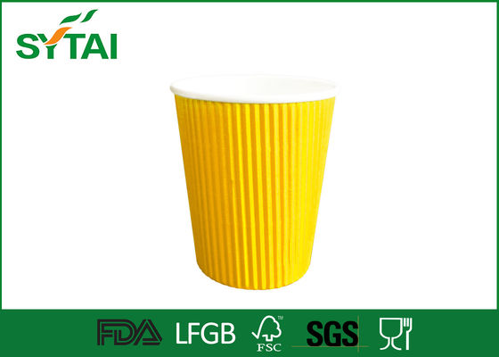 중국 사용자 정의 리플 종이 커피 컵, 사용자 지정 인쇄 종이 컵 도매 4 오즈 - 12온스 협력 업체