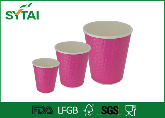 중국 4oz/8oz/다채로운 12oz는 flexo에 의하여 인쇄된 잔물결 종이컵을 주문 설계합니다 협력 업체