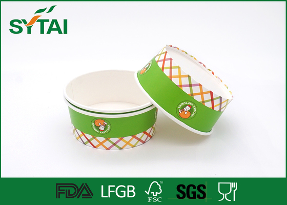 중국 FDA/SGS/ISO9001는 과일을 위해 인쇄하는 서류상 아이스크림 컵을 주문을 받아서 만들었습니다 협력 업체