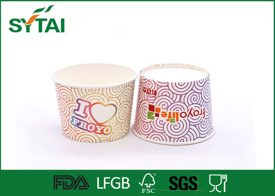 중국 20 OZ 창조적인 디자인 다채로운 서류상 아이스크림 컵/요구르트 컵 협력 업체