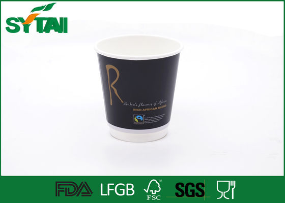 중국 건강 뚜껑, SGS FDA 기준에 처분할 수 있는 두 배 벽 종이컵/커피 잔 협력 업체
