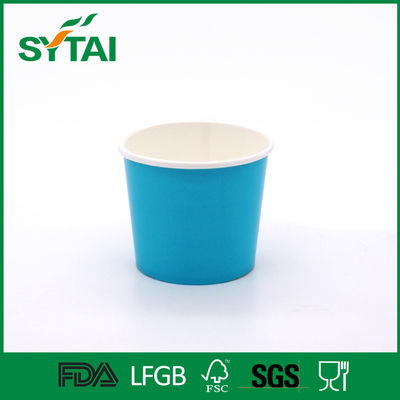 중국 Flexo 인쇄, 환경 친화적인을 가진 다채로운 처분할 수 있는 서류상 아이스크림 컵 협력 업체