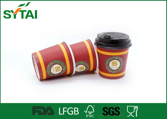 중국 12 뜨거운 음료, 공상 디자인을 위한 Oz에 의하여 격리되는 처분할 수 있는 벽 종이컵 협력 업체