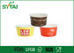 10온스 로고 인쇄 처분 할 수있는 서류상 아이스크림 컵 / 퇴비화 종이 컵 도매 협력 업체