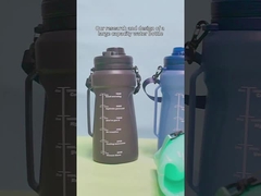 BPA가 없는 2000ml 스포츠 체육관 여행 실리콘 접는 컵